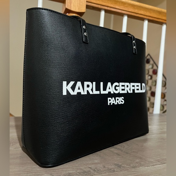 NWT Karl Lagerfeld Paris Tote Bag - Picture 3 of 7